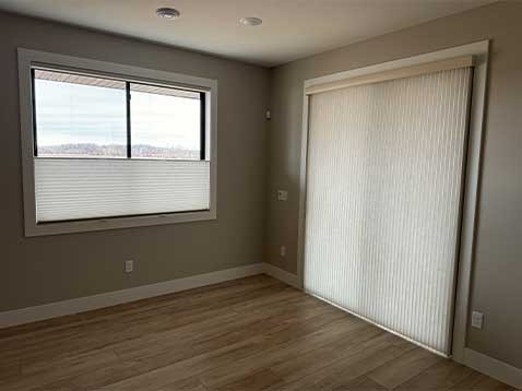 Covered window and door